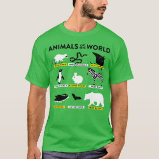 T-shirt ANIMALS OFHE WORLD friends