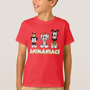 T-shirt Animaniacs Graphique de Warner Sibings "No Evil"