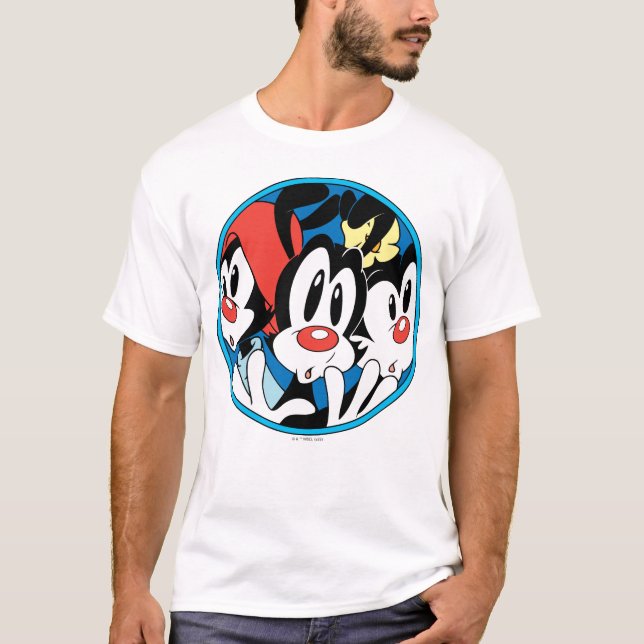 T-shirt Animaniacs | Warner Siblings Circle Graphic (Devant)