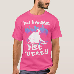 T-shirt Animateur de radio Dj Disc-jockey House Club Sound