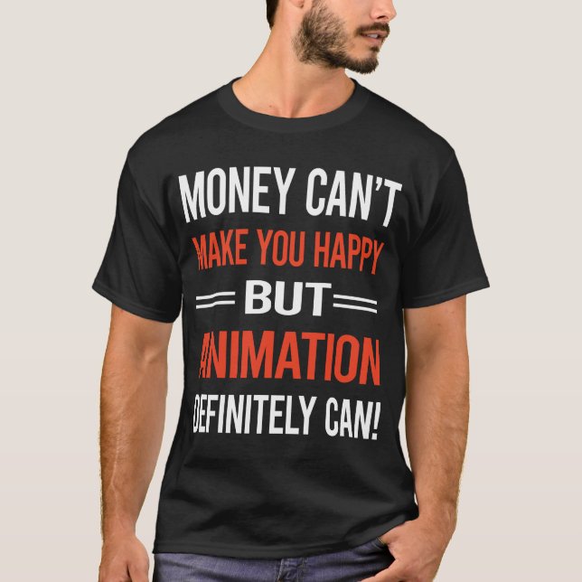 T-shirt Animation d'argent (Devant)