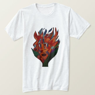 T-shirt Animation Fleur Flamboyante