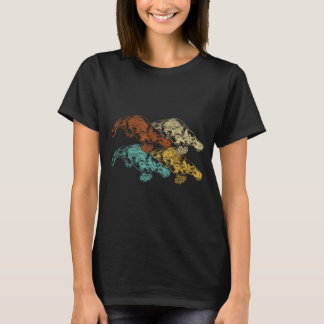 T-shirt Animaux Australiens Rétro Ornithorynque