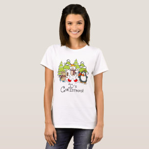 T-shirt Animaux C'est Noël