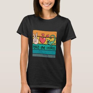 T-shirt Animaux créatifs colorés nature humour lézards poi