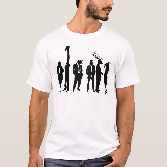 T-shirt Animaux d'affaires (Devant)