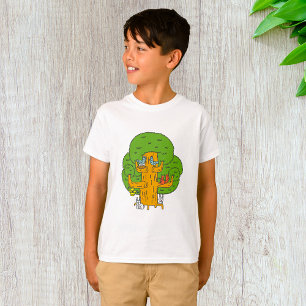 T-shirt Animaux Dans Un Arbre