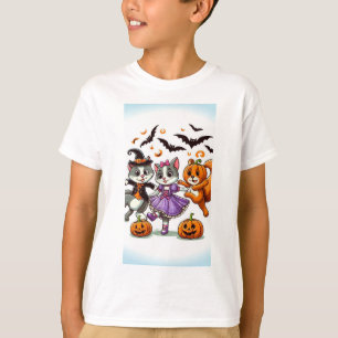 T-shirt Animaux dansants en costumes d'Halloween