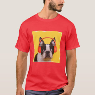 T-shirt Animaux de bébés cutest   Casques Terrier de Bosto