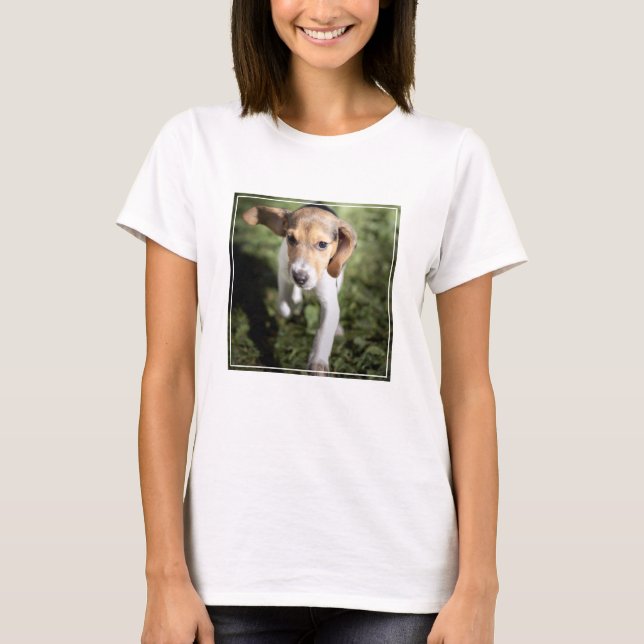 T-shirt Animaux de bébés cutest | Chiot Beagle (Devant)