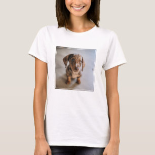 T-shirt Animaux de bébés cutest   Chiot Brown