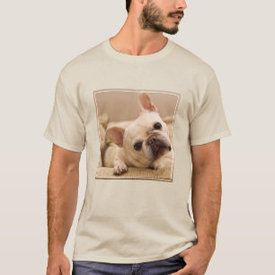 T-shirt Animaux de bébés cutest   French Bulldog Head Tilt