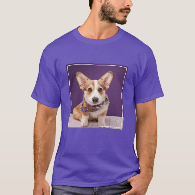 T-shirt Animaux de bébés cutest | Halloween Corgi (Devant)