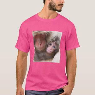 T-shirt Animaux de bébés cutest   Singe des neiges