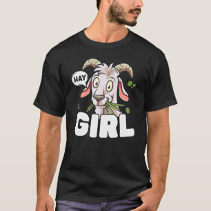 T-shirt Animaux de chèvre Chèvre Lady Rancher Ferme 1