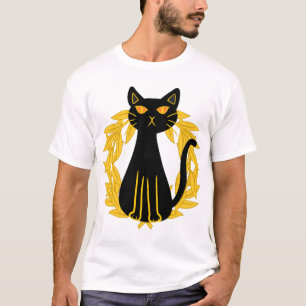 T-shirt Animaux de compagnie Black Cat Horreur Halloween E