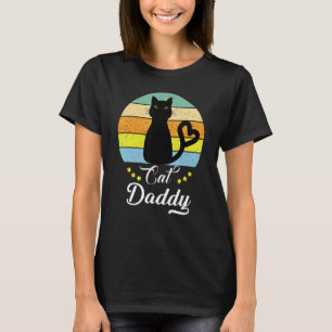 T-shirt Animaux de compagnie Chat Papa Chat Minou Danse Mi
