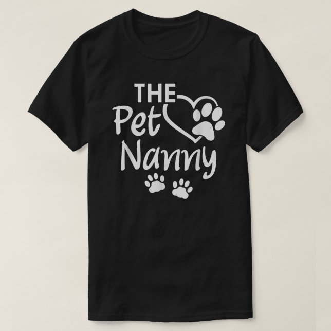 T-shirt Animaux de compagnie Nanny Animaux de compagnie as (Design devant)