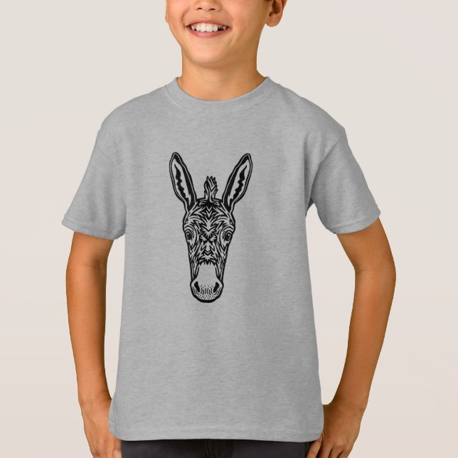 T-shirt Animaux de ferme Amis Âne (Devant)