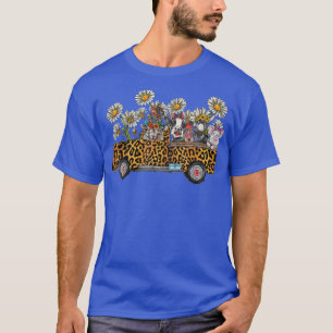 T-shirt Animaux de ferme Camion Fermier Chrysanthemum Flow