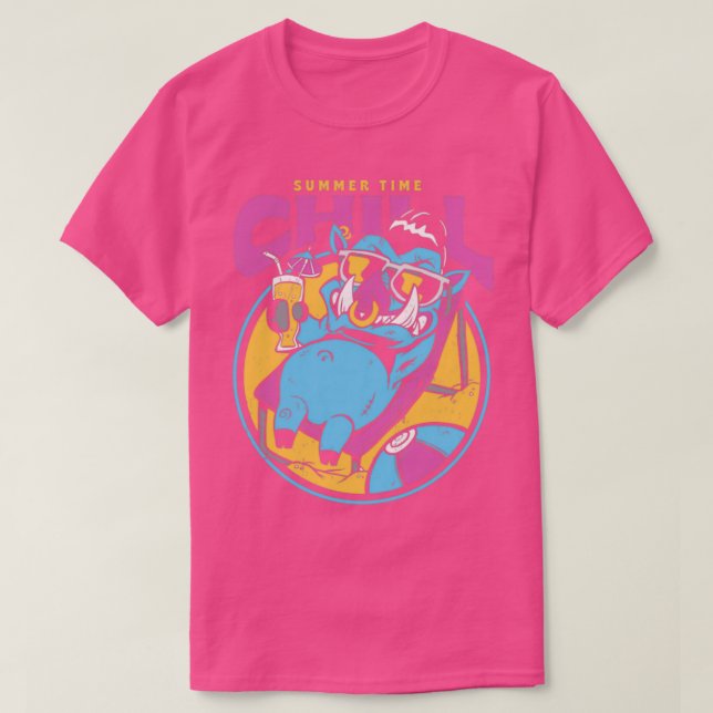 T-shirt Animaux de fond (Design devant)