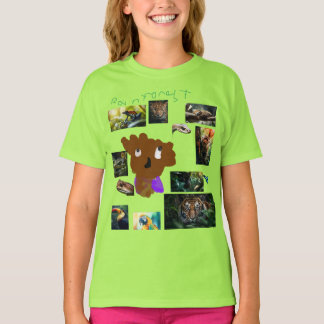 T-shirt Animaux de forêt tropicale pour enfants