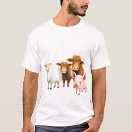 T-shirt Animaux de la ferme