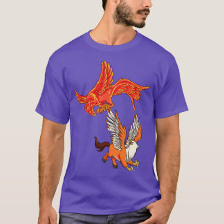 T-shirt Animaux de la mythologie Phoenix vs Hippogryph
