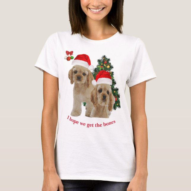 T-shirt Animaux de Noël (Devant)