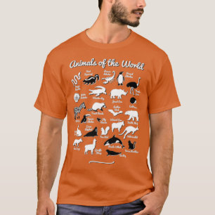 T-shirt Animaux du monde