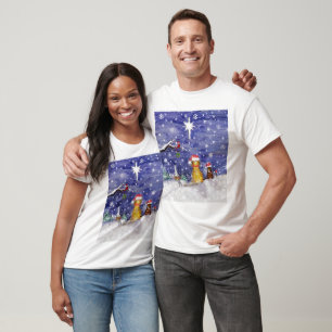 T-shirt Animaux familiers de Noël - art