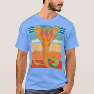T-shirt Animaux Retro Cobra Reptile Lover Animal Snake