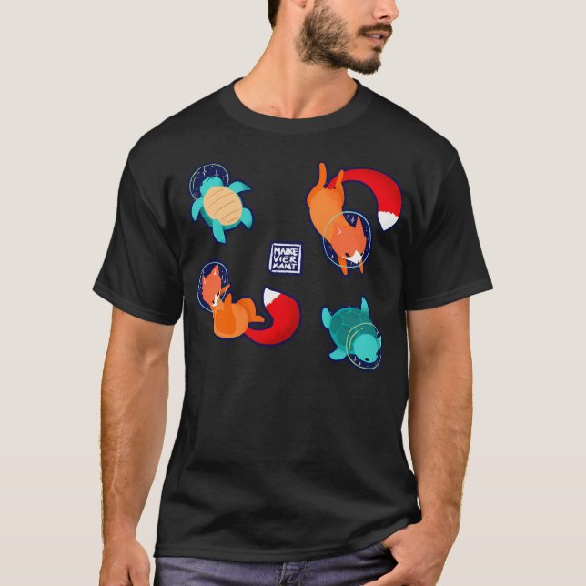 T-shirt Animaux spatiaux série 1 (Devant)