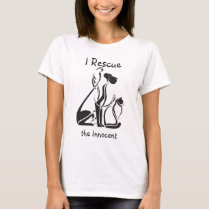 T-shirt Animaux Stylisés de sauvetage
