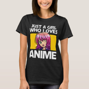 T-shirt Anime Art Pour Femmes Ados Filles Anime Merch Girl