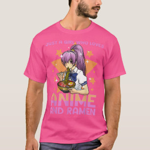 T-shirt Anime Art Pour Femmes Ados Filles Anime Merch Rame