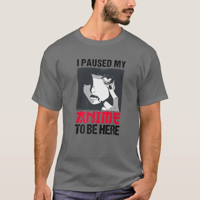 T-shirt Anime Art Pour Femmes Filles Emo Scène Anime Amate (Devant)