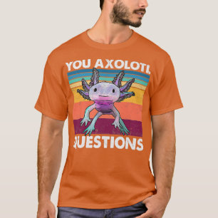 T-shirt Anime Axolotl Waifu Who Love Anime Ramen And Sketc