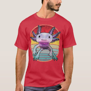 T-shirt Anime Axolotl Waifu Who Love Anime Ramen And Sketc