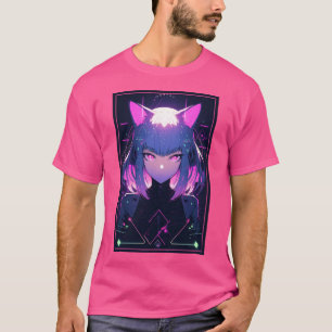 T-shirt Anime Chat Girl