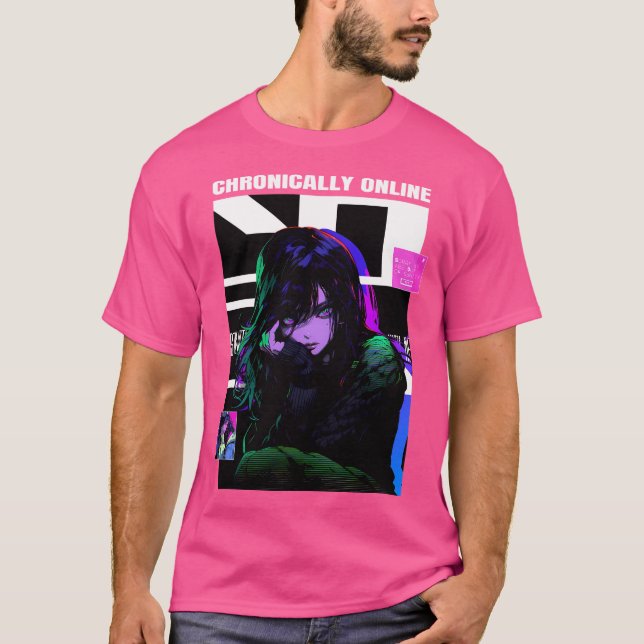 T-shirt Anime Chronique En Ligne (Devant)