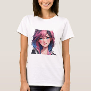 T-shirt Anime Cute Japonaise Kawaii Cartoon Otaku fille