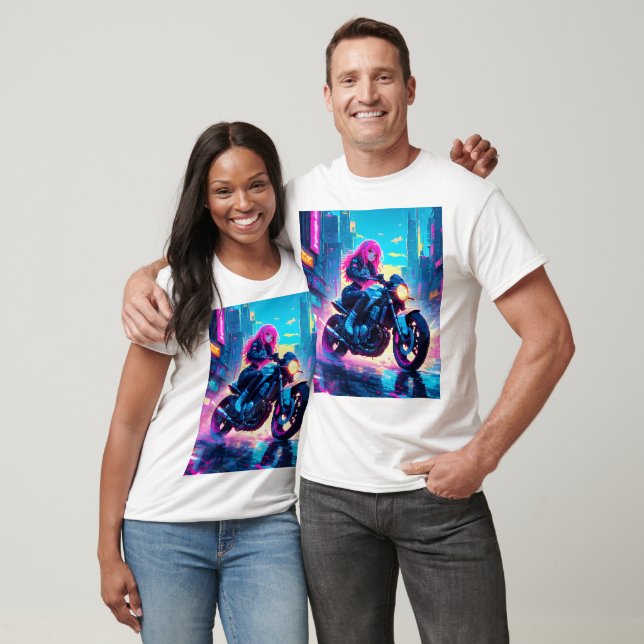 T-shirt Anime Cyber Punk Themed Graphic Shirt (Unisexe)