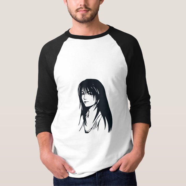 T-shirt anime de dame (Devant)