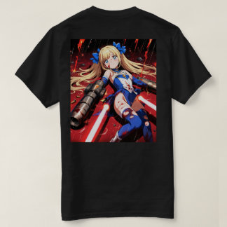 T-shirt Anime de pluie et de puissance de feu