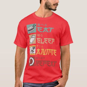 T-shirt Anime de sommeil - Anime Baka Kawaii Japanes