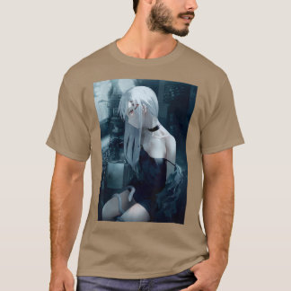 T-shirt Anime fille esthétique Waifu japonais Otaku