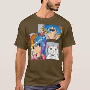 T-shirt Anime Girl Chat Otaku Anime Merch Kawaii Stuff