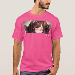T-shirt Anime Girl Eyes Anime En Caractères Japonais