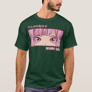 T-shirt Anime Girl Eyes Japonais Japon Art esthétique Anim